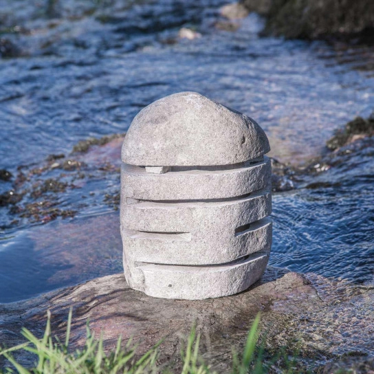 lampe pierre japonaise zen 