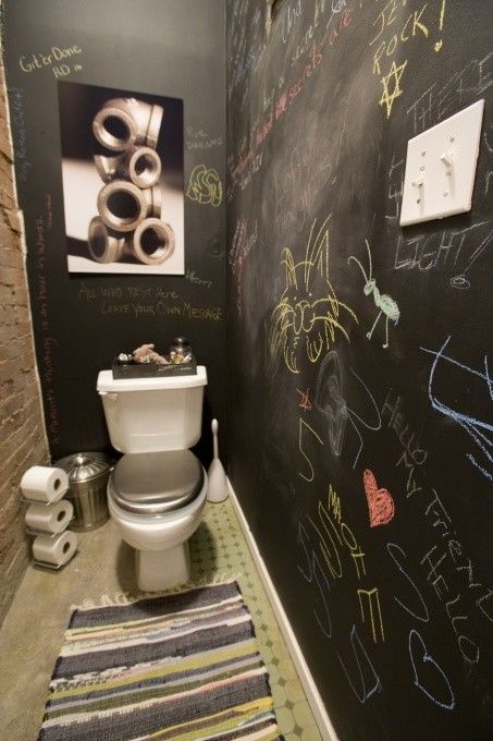 toilettes peinture